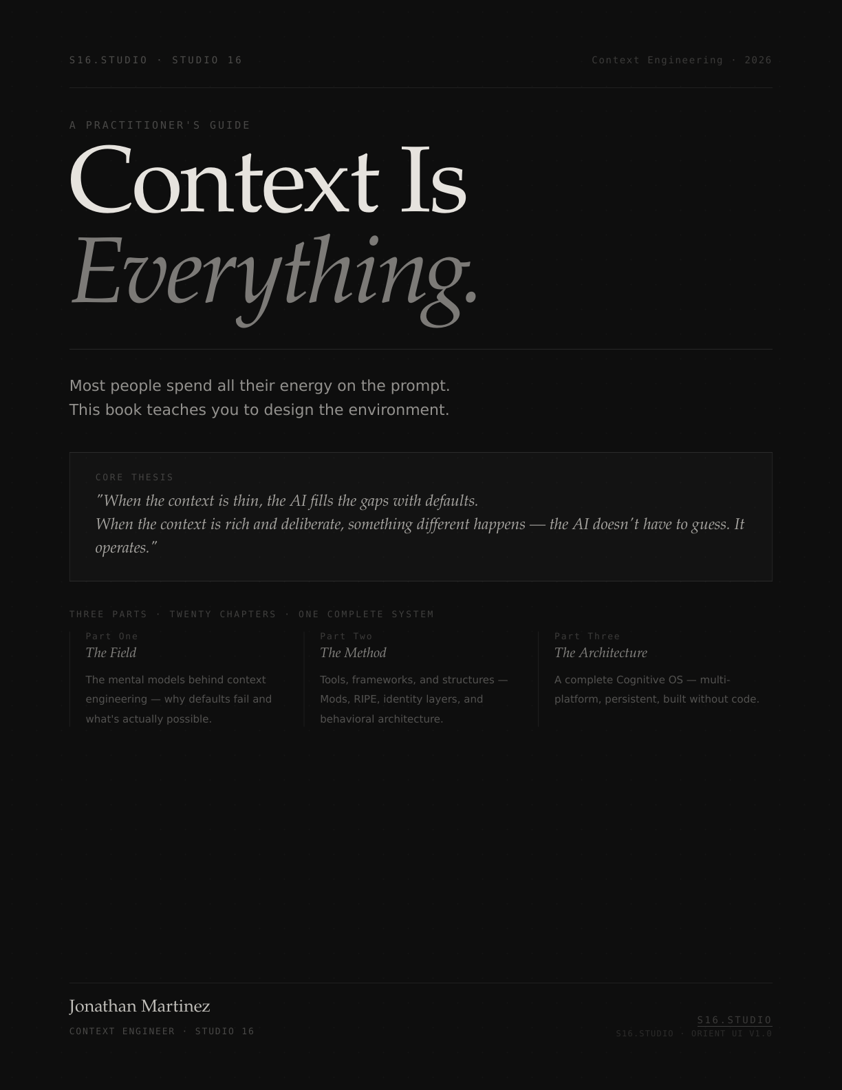 Cover of Context Is Everything by Jonathan Martinez
