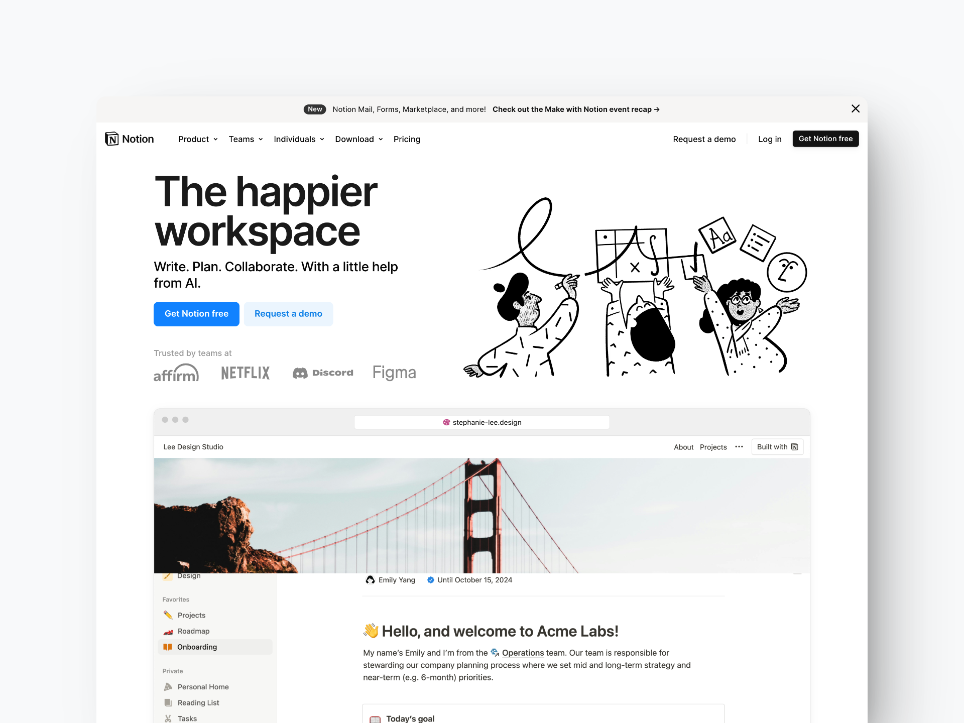 Managing projects w/Notion Post image